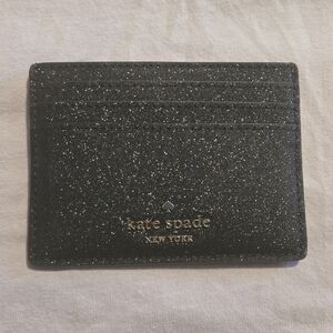 Kate Spade Slim Madison Glitter Card Holder Wallet